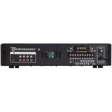 SAL Amplificator-mixer 100V 6 zone cu USB player, tuner FM si BT SAL MPA-120BT