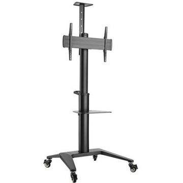 Stand TV L400 Inaltime Reglabila Aluminiu 37-70inch 50Kg Negru