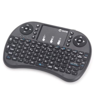 Tastatura Wireless Techstar® i8, Air Mouse, Touchpad, 2.4ghz, pentru Android TV si Mini PC