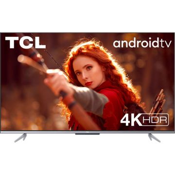 TCL Televizor TCL 50P721 126 cm, Smart Android, 4K Ultra HD, LED, Clasa F