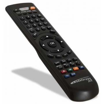 Telecomanda universala programabila prin IR 2:1 seria 7001 neagra
