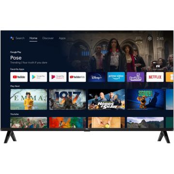 Televizor LED TCL Smart TV Android 32S5400AF Seria S5400AF 80cm negru Full HD