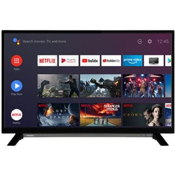 Toshiba Televizor Android Toshiba 32LA2B63DG, 80cm, Full HD, DLED, Google Assistant, Chromecast, Negru