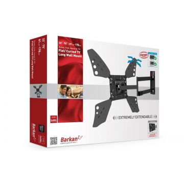 Barkan Full Motion TV Wall Mount 40