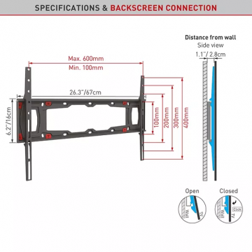 Barkan TV Wall Mount Fix 29 Barkan TV Wall Mount Fix 29