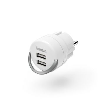 Hama Adaptor USB, 2.4 A, 2 ieșiri