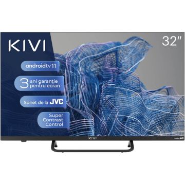 KIVI Televizor LED Kivi 32F750NB, 80 cm, Smart, Full HD, Clasa E, Negru