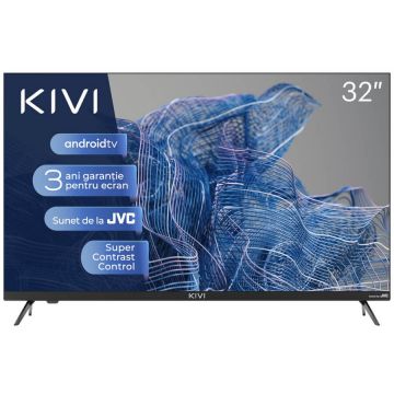 KIVI Televizor Smart LED Kivi 32H750NB, 80 cm, HD, Clasa G. Negru