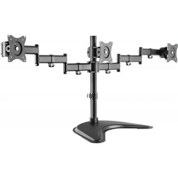 logilink Suport birou Logilink pentru 3 monitoare 13-27, Negru logilink Suport birou Logilink pentru 3 monitoare 13-27, Negru