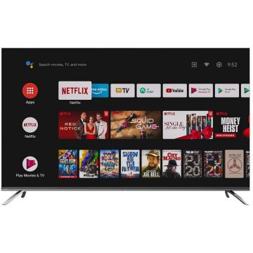 Mega Vision Televizor Smart Vivax Q Series 65Q10C, 165 cm, UHD 4K, Android, Wi-Fi + Bluetooth, Negru