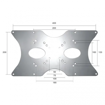 NM Newstar vesa adapter plate 400x200