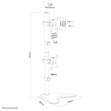 NM Screen TV Desk Clamp FullM x2 10