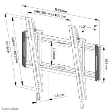 NM Screen TV Wall Mount Tilt 32