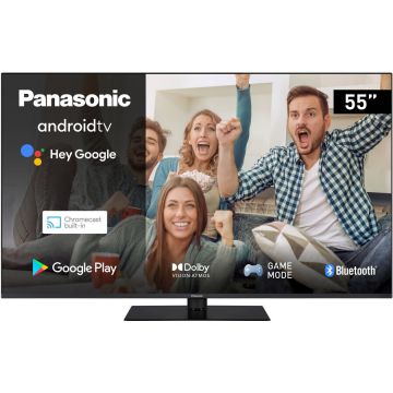 Panasonic Televizor Panasonic LED TX-55LX650E, 139cm, AndroidTV, 4K Ultra HD, Clasa E, Negru