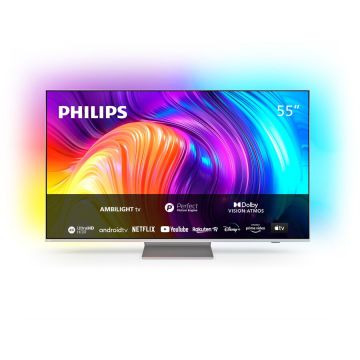 Philips Televizor Philips LED The One 55PUS8807/12, 139 cm, Smart Android, 4K Ultra HD 100Hz, Clasa G