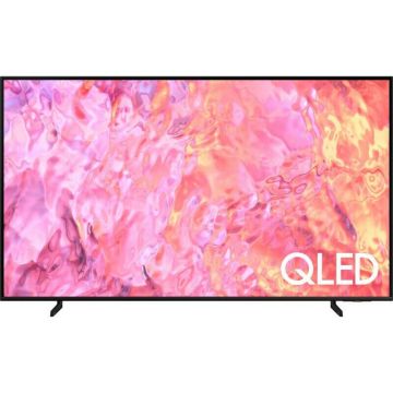 Samsung Televizor QLED Samsung 85Q60C, 214 cm, Clasa F Smart Ultra HD 4k, Negru