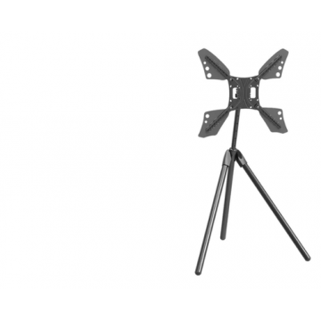 Suport tripod portabil de podea pentru TV plat/curbat Barkan, 13inch - 83inch, VESA 600x400mm, Max 50kg, Negru