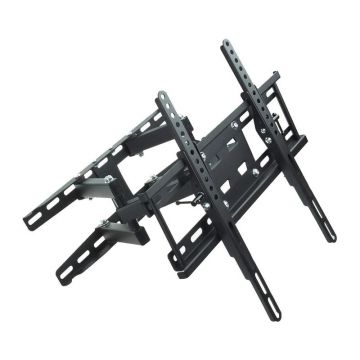 Suport TV de perete HDL 116D, 20-63 inch, maxim 50 kg, inclinare 15 grade, negru