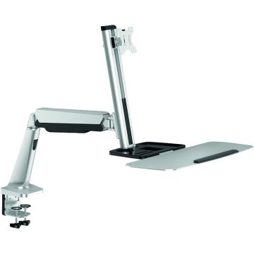 Suport TV / Monitor Logilink BP0040, 13 - 32 inch, argintiu, piston gaz
