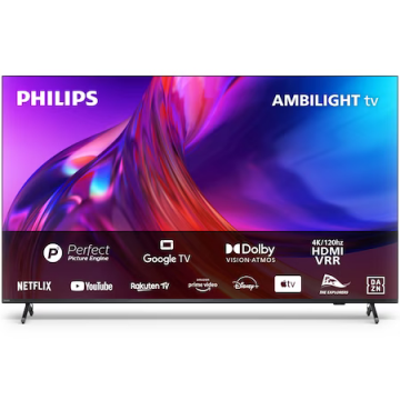 Televizor LED Philips Smart TV 65PUS8818 163cm 4K Ultra HD Negru