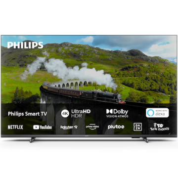 Televizor LED Philips Smart TV 75PUS7608 189cm 4K Ultra HD Negru