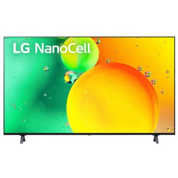 Televizor Smart LG 55NANO753QC, 139 cm, Ultra HD 4K, Clasa G, Negru