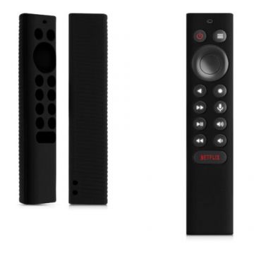 Husa pentru telecomanda Shield TV Pro/Shield 4K HDR, Kwmobile, Negru, Silicon, 53359.01