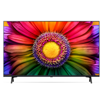 LG Televizor LED LG 43UR80003LJ, 108 cm, Smart, 4K Ultra HD, HDR, webOS ThinQ AI, Negru