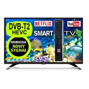 LIN Televizor Smart TV, Lin, 101 cm, FHD, Negru