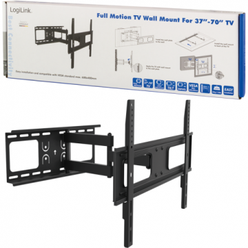 logilink Suport perete Logilink BP0028, 37-70inch, Negru