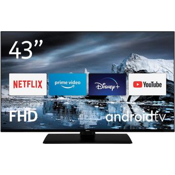 Nokia Televizor LED Smart Nokia FNA43GV210, 108 cm, Full HD, Android, Negru