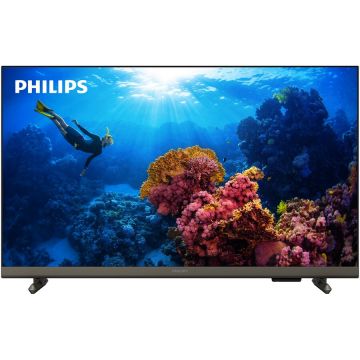 Philips Televizor Philips LED 32PHS6808, 80 cm, Smart TV, HD, Clasa E (Model 2023), Negru