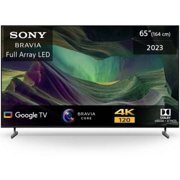 Sony Televizor Sony BRAVIA LED 65X85L, 164 cm, Smart Google TV, 4K Ultra HD, 100Hz, Clasa F, Negru