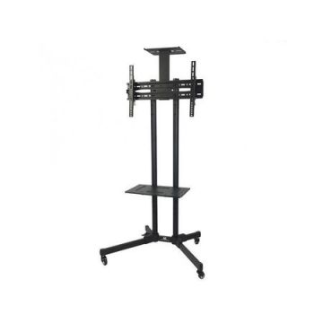 Stand Tv Si Dvd Klausstech, Mobil, Pentru Prezentare, 32 - 55 Inch, Negru