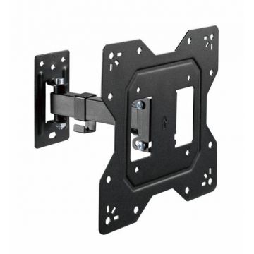Suport TV de perete Serioux, TV68-221, compatibilitate dimensiune ecran: 23inch-43inch, compatibilitate VESA:100x100, 100x200, 200x100, 200x200, greutate maxima suportata: 30kg, distanta fata de perete: 56~204mm, inclinare: ＋5°～-8°, pivotare: +90°~-90°