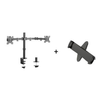 Suport TV / Monitor Blackmount LDT12-C24N pentru 2 monitoare si adaptor VESA PAD29-01