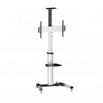 Suport TV / Monitor SBOX FS-446, 37 - 70 inch, argintiu-negru