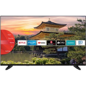 Televizor LED JVC Smart TV LT-43VU3300 Seria VU3300 108cm negru 4K UHD HDR