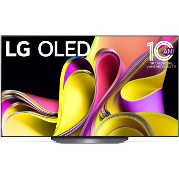 Televizor LED LG Smart TV OLED77B33LA Seria B3 195cm gri 4K UHD HDR