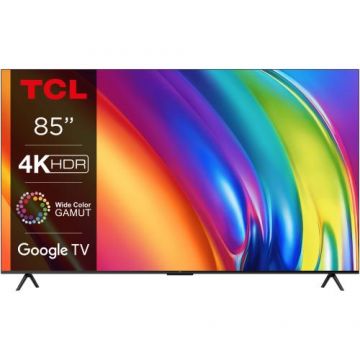 Televizor LED TCL 216 cm (85inch) 85P745, Smart Google TV, Ultra HD 4K, WiFi, CI+, Clasa G (Model 2023)