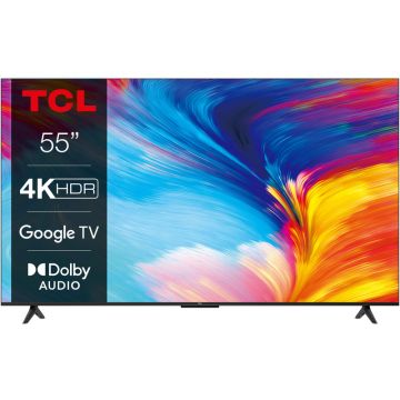 Televizor LED TCL Smart TV 55P635 Seria P635 139cm negru 4K UHD HDR