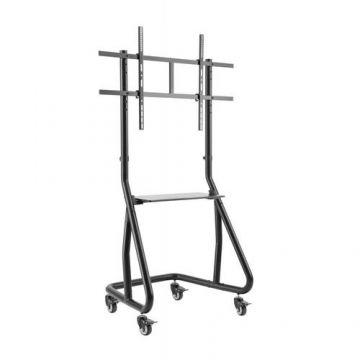 Stand mobil Techly ICA-TR38, 60inch-105inch, 100 kg (Negru)