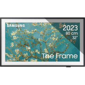 Televizor LED Samsung Smart TV The Frame QLED QE32LS03CB Seria LS03CB 80cm negru Full HD