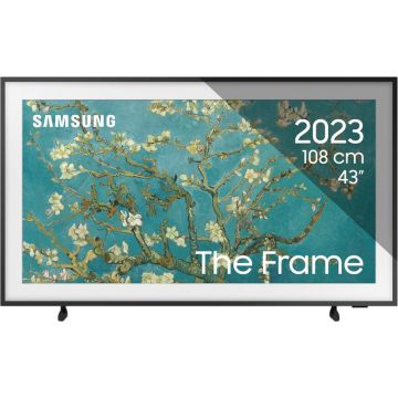 Televizor LED Samsung Smart TV The Frame QLED QE43LS03BG Seria LS03BG 108cm negru 4K UHD HDR