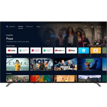 Televizor QLED Smart LT-55VAQ3300 Android  55inch 139cm 4K UHD HDR Clasa E Negru