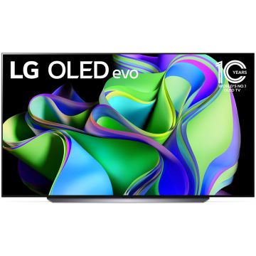Televizor Smart OLED LG 83C31LA, 210 cm, Ultra HD 4K, Clasa F