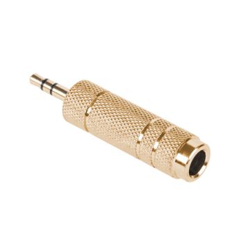 Adaptor Jack 3.5 mm Metalic Gold 6.3 mm Mama