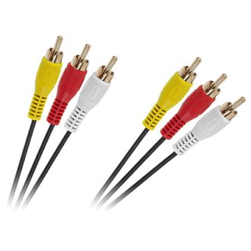 Cablu 3x RCA tata-tata 2m, Standard