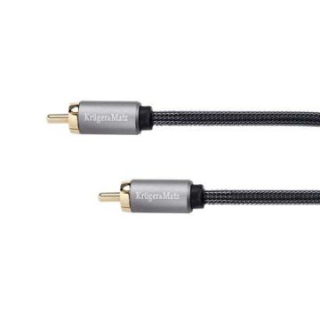 Cablu audio RCA-Kruger&Matz, 1m