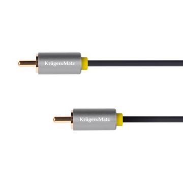 Cablu audio RCA-RCA 0.5m Kruger&Matz Basic